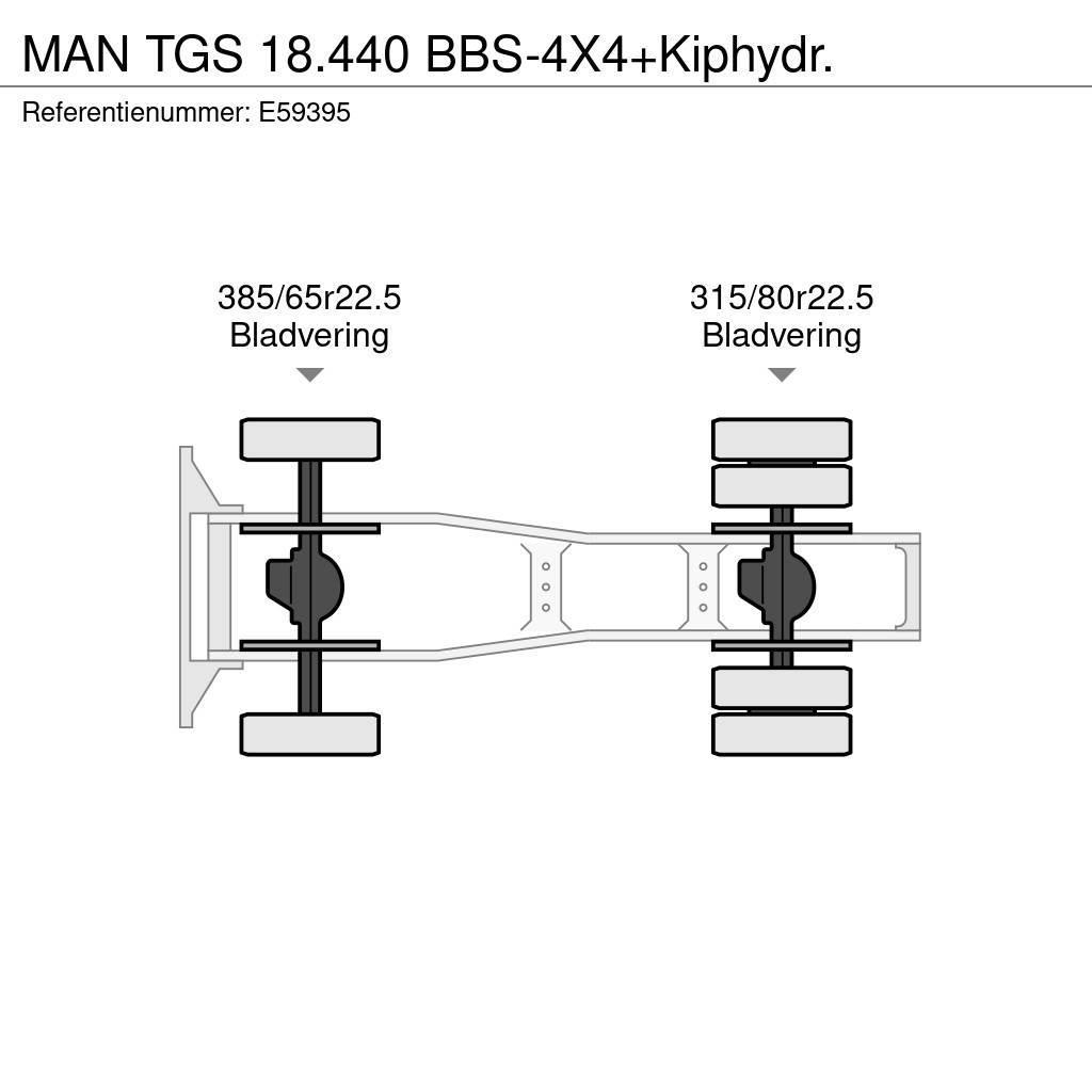 MAN TGS 18.440 BBS-4X4+Kiphydr. Sattelzugmaschinen