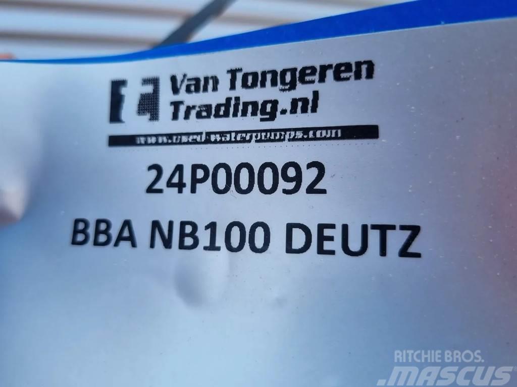 BBA NB100 + DEUTZ F2L 1011F Wasserpumpen