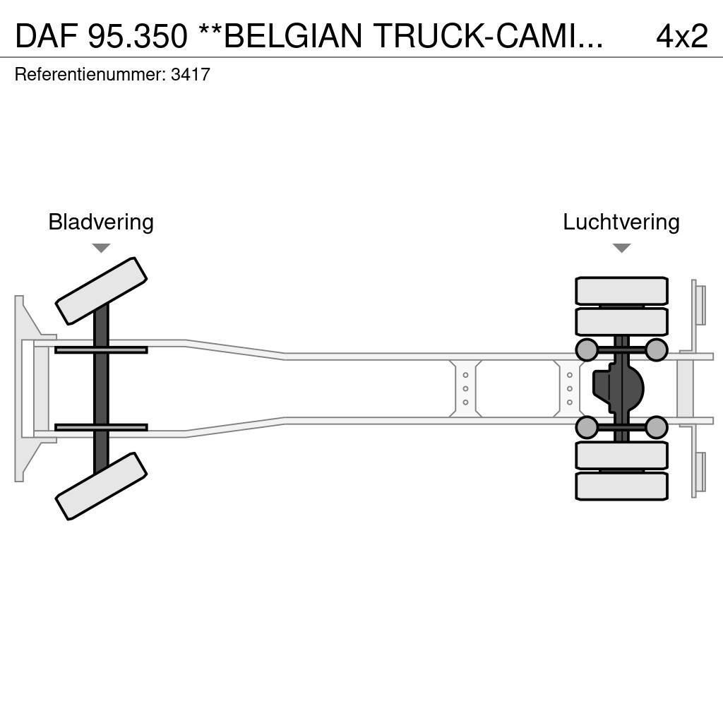 DAF 95.350 **BELGIAN TRUCK-CAMION BELGE** Kofferaufbau