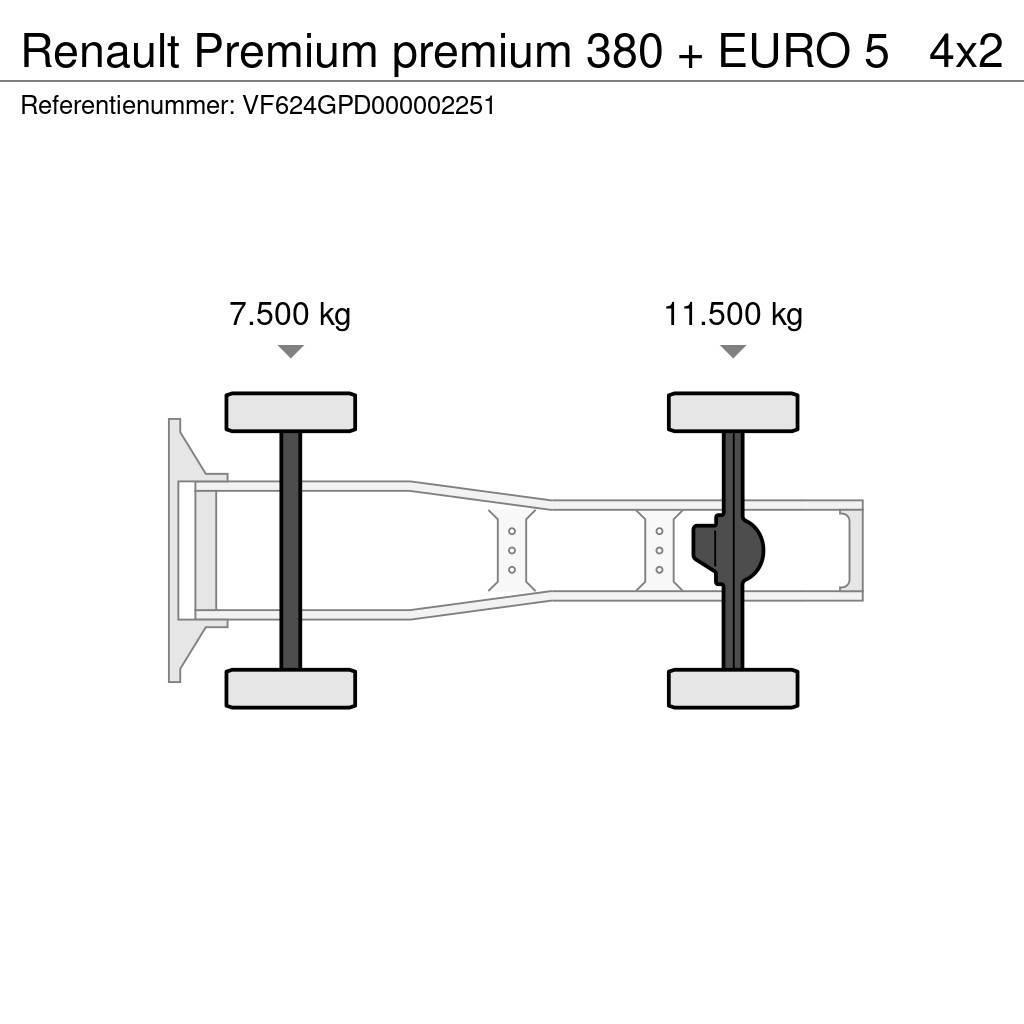 Renault Premium premium 380 + EURO 5 Sattelzugmaschinen