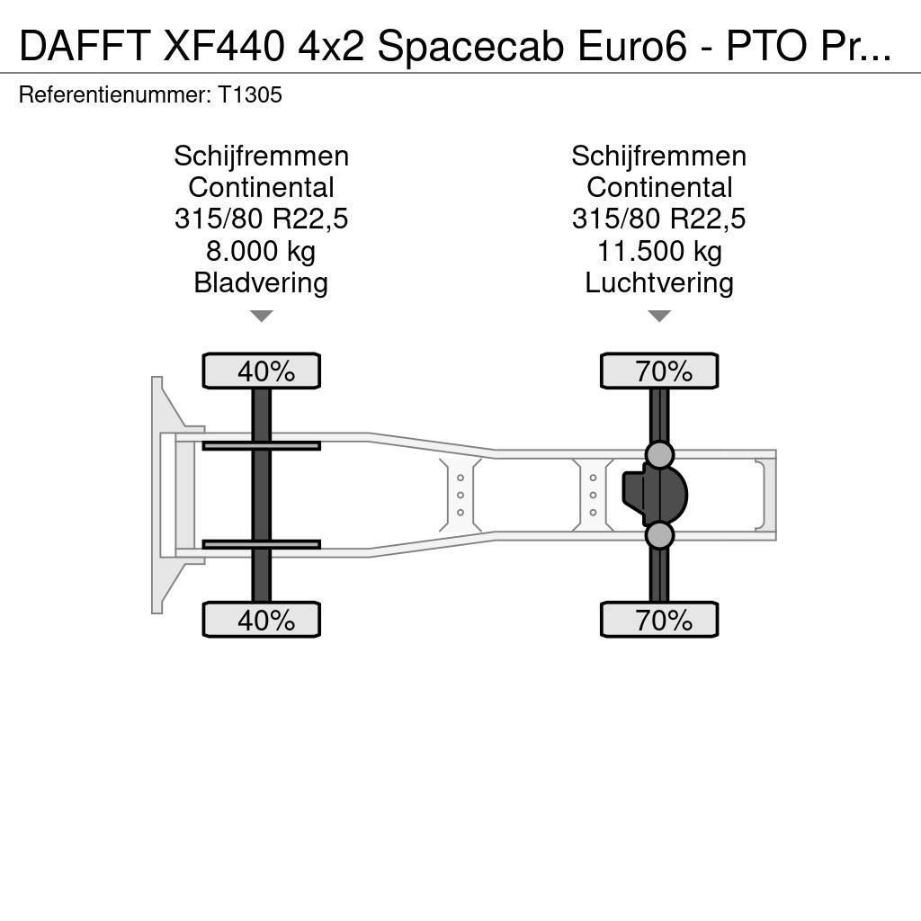DAF FT XF440 4x2 Spacecab Euro6 - PTO Prep - Alcoa Rim Sattelzugmaschinen