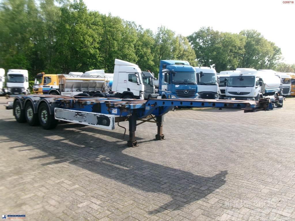 Krone 3-axle container trailer 20-30-40-45 ft SDC27 Containerauflieger