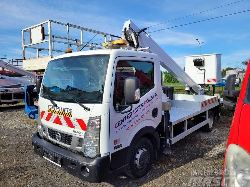 Multitel 160ALU DS -16m Nissan NT400 bucket truck boom lift LKW-Arbeitsbühnen