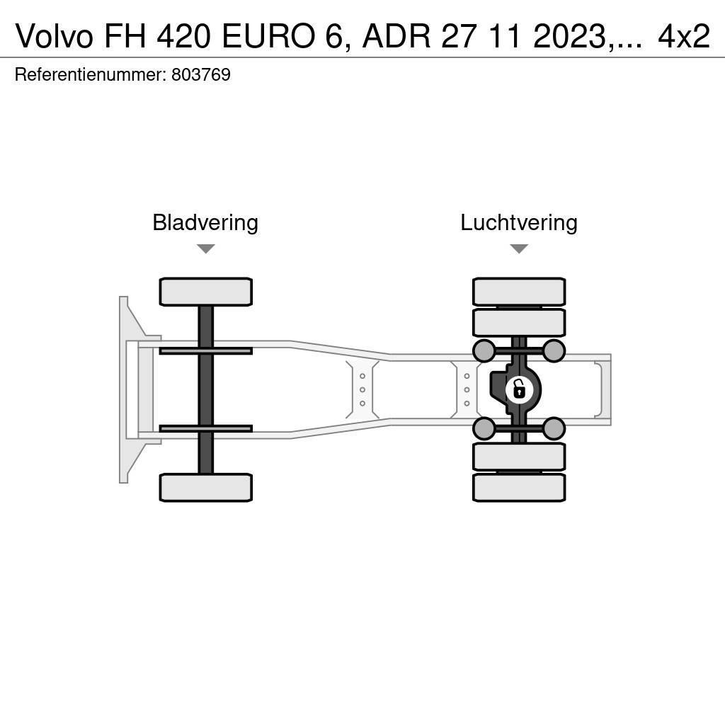 Volvo FH 420 EURO 6, ADR 27 11 2023, PTO Sattelzugmaschinen