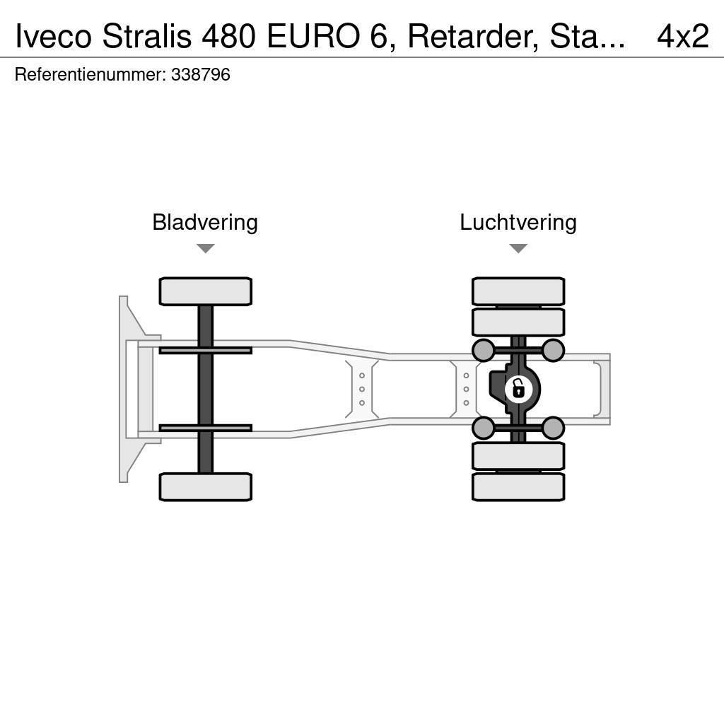Iveco Stralis 480 EURO 6, Retarder, Standairco Sattelzugmaschinen