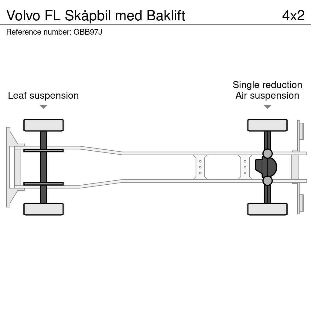 Volvo FL Skåpbil med Baklift Kofferaufbau