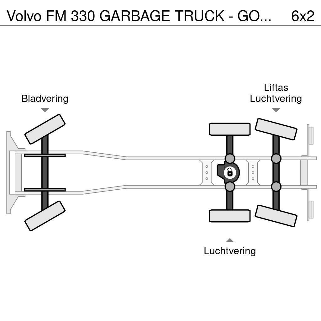 Volvo FM 330 GARBAGE TRUCK - GOOD WORKING CONDITION (!) Müllwagen