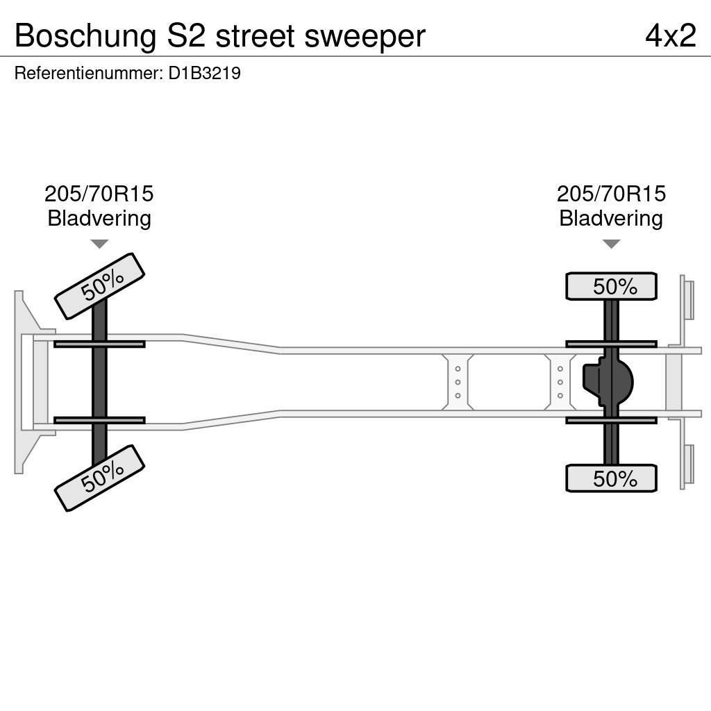 Boschung S2 street sweeper Saug- und Druckwagen