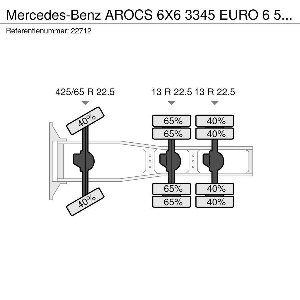 Mercedes-Benz AROCS 6X6 3345 EURO 6 535.400KM Sattelzugmaschinen