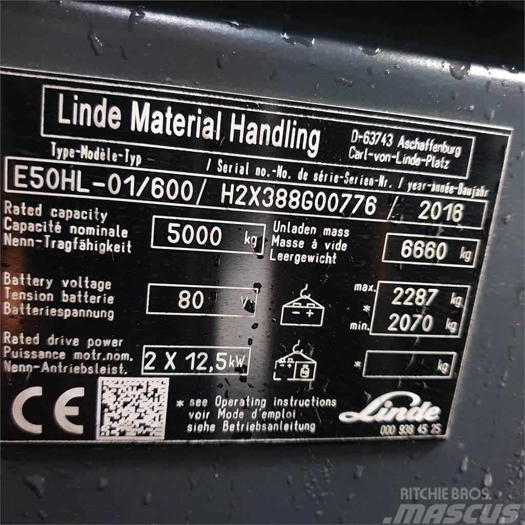 Linde E50/600HL Elektrostapler