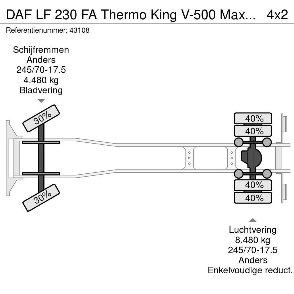DAF LF 230 FA Thermo King V-500 Max Tiefkühler Kofferaufbau