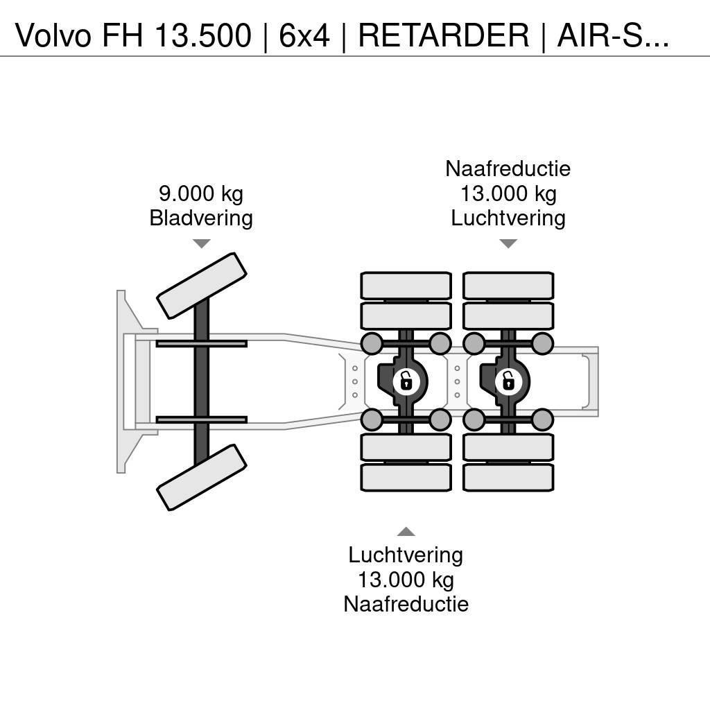 Volvo FH 13.500 | 6x4 | RETARDER | AIR-SUSPENSION | 3'5 Sattelzugmaschinen