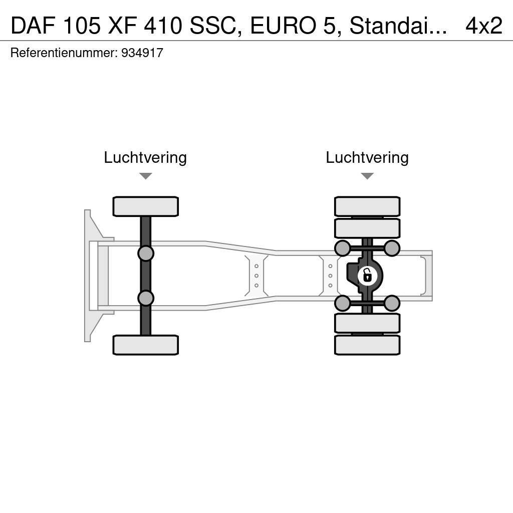 DAF 105 XF 410 SSC, EURO 5, Standairco Sattelzugmaschinen