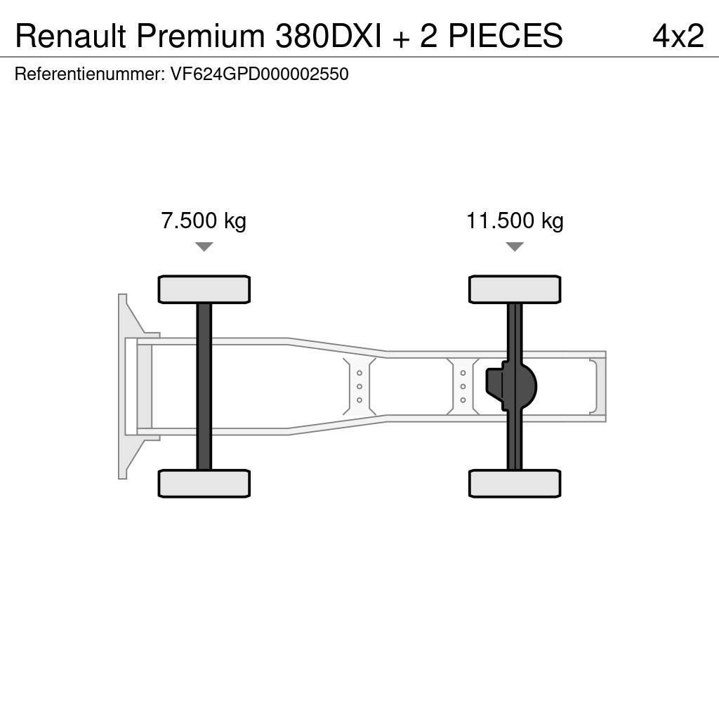 Renault Premium 380DXI + 2 PIECES Sattelzugmaschinen