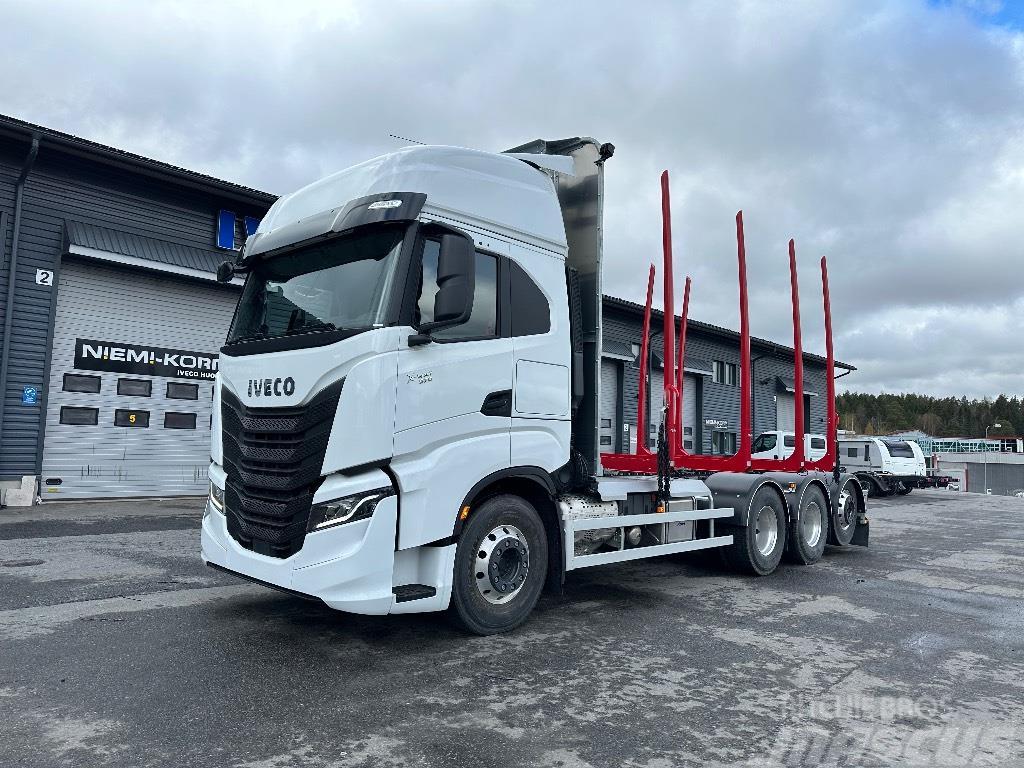 Iveco X-Way AS350X57 8X4*4 Holztransporter