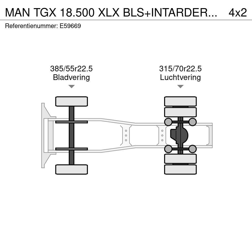 MAN TGX 18.500 XLX BLS+INTARDER-TOP! Sattelzugmaschinen