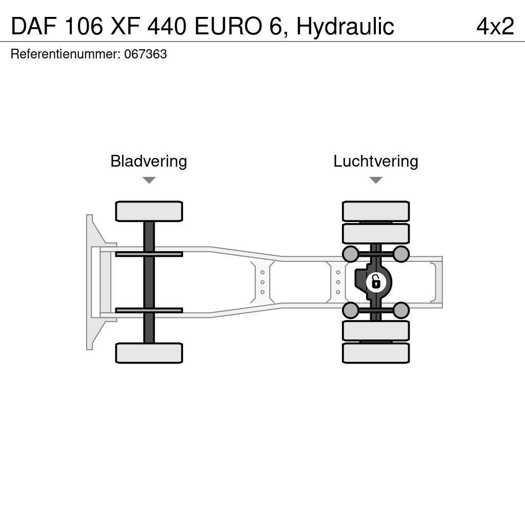 DAF 106 XF 440 EURO 6, Hydraulic Sattelzugmaschinen