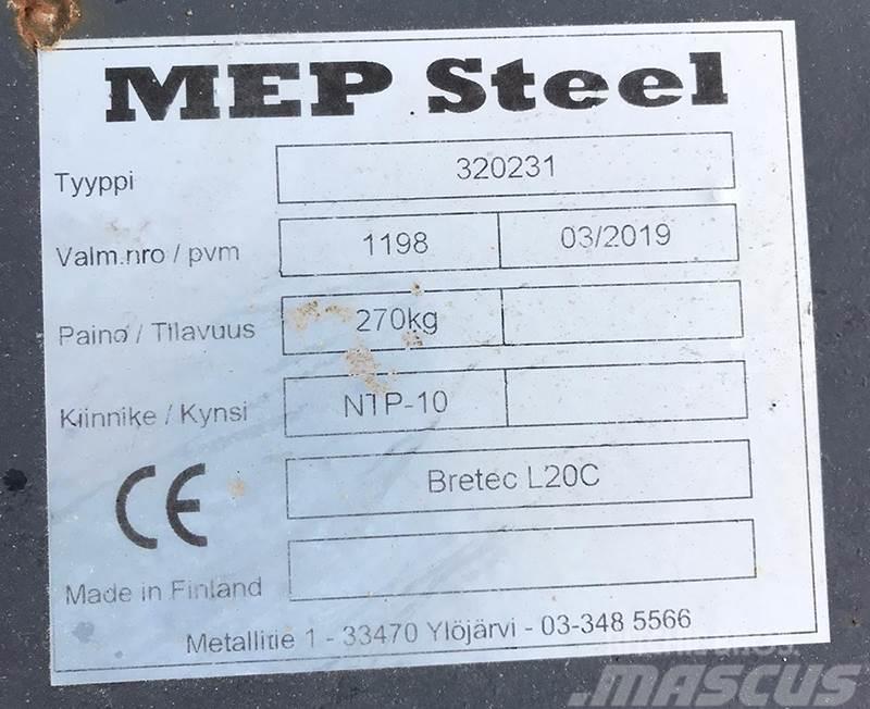  MEP Steel BRETEC L20C ISKUVASARAN KIINNIKELEVY NTP Andere Zubehörteile