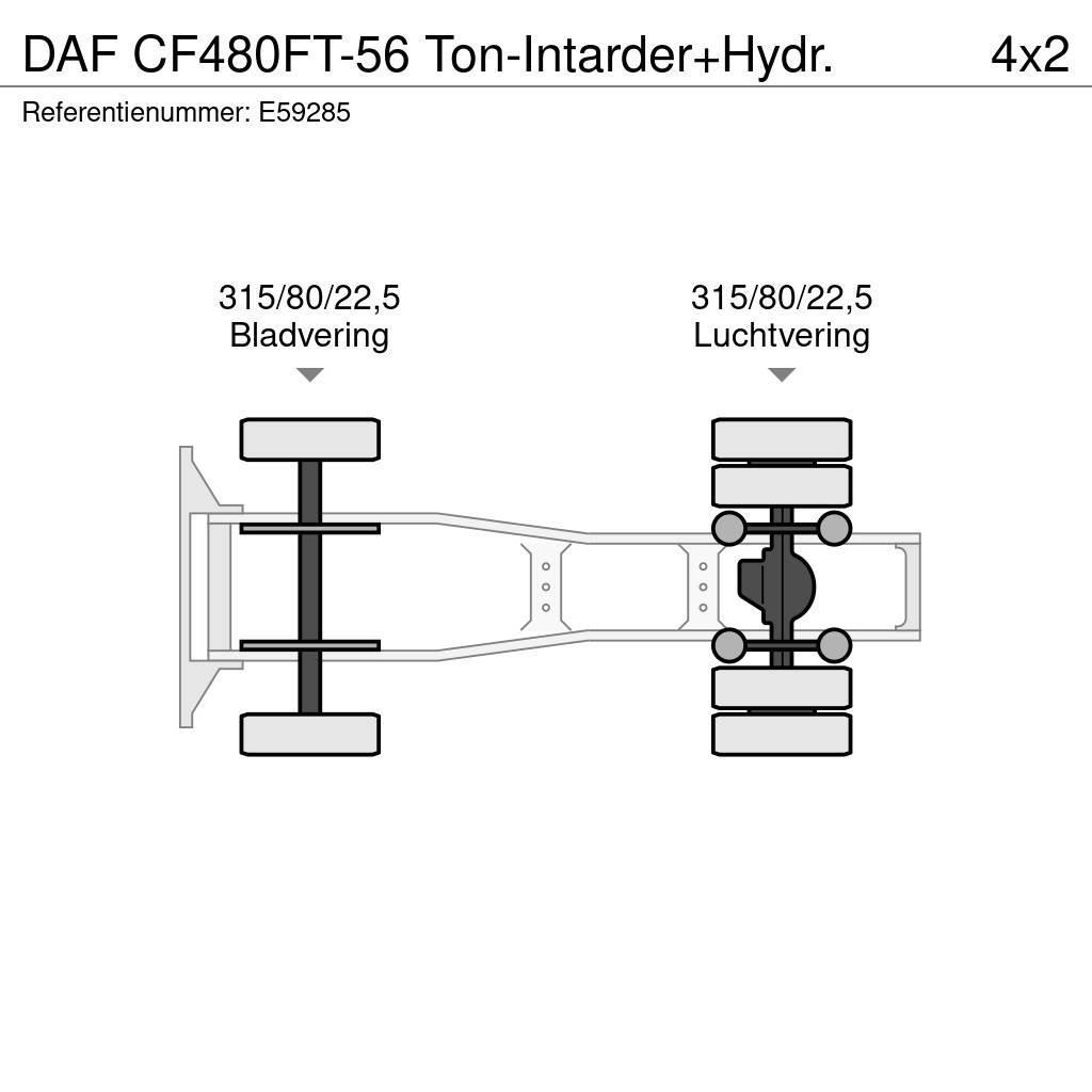 DAF CF480FT-56 Ton-Intarder+Hydr. Sattelzugmaschinen
