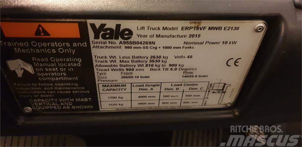 Yale ERP18VF MWB Elektrostapler