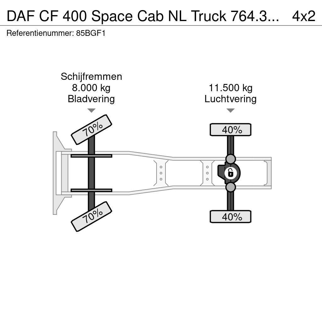DAF CF 400 Space Cab NL Truck 764.313KM Sattelzugmaschinen