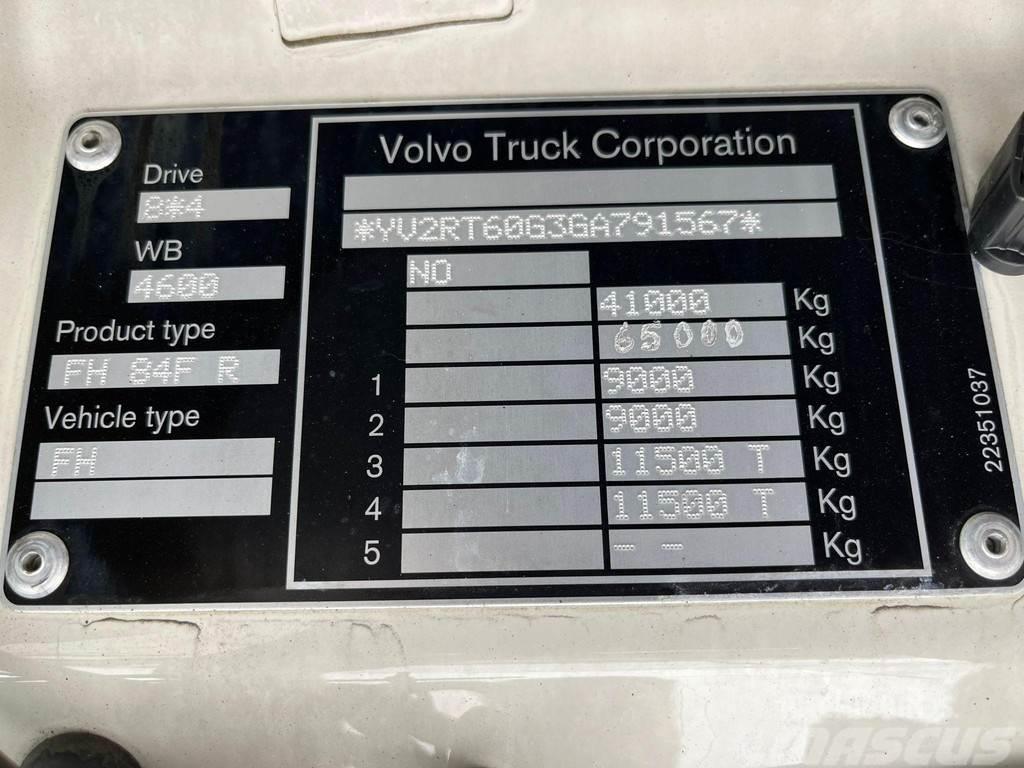 Volvo FH 540 8x4 RETARDER / BOX L=5555 mm Kipper