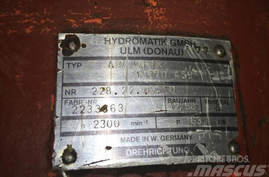 Hydromatik O&K RH6 Pompa hydrauliczna A8V 80 ER Hydraulik