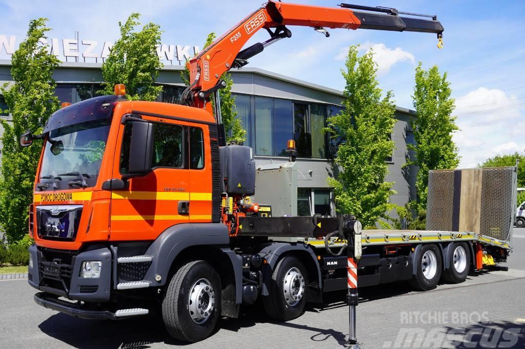 MAN TGS 35.360 E6 8×2 / Tow truck / Crane Fassi F235 Autotransporter