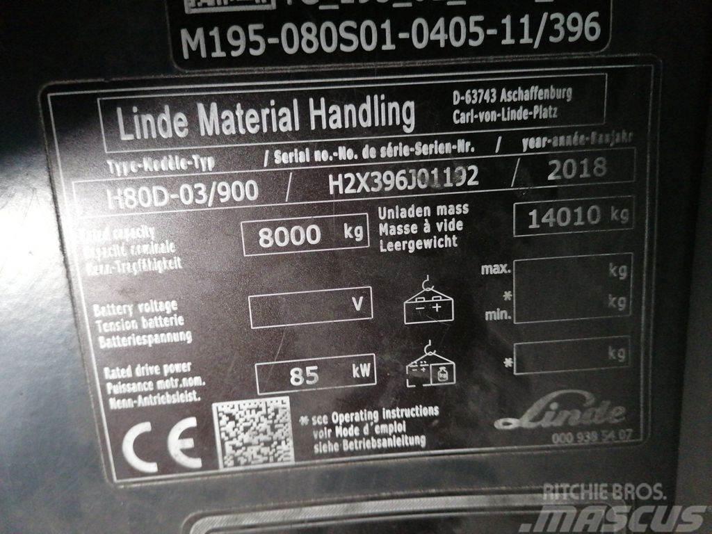 Linde H80D-03/900 Dieselstapler