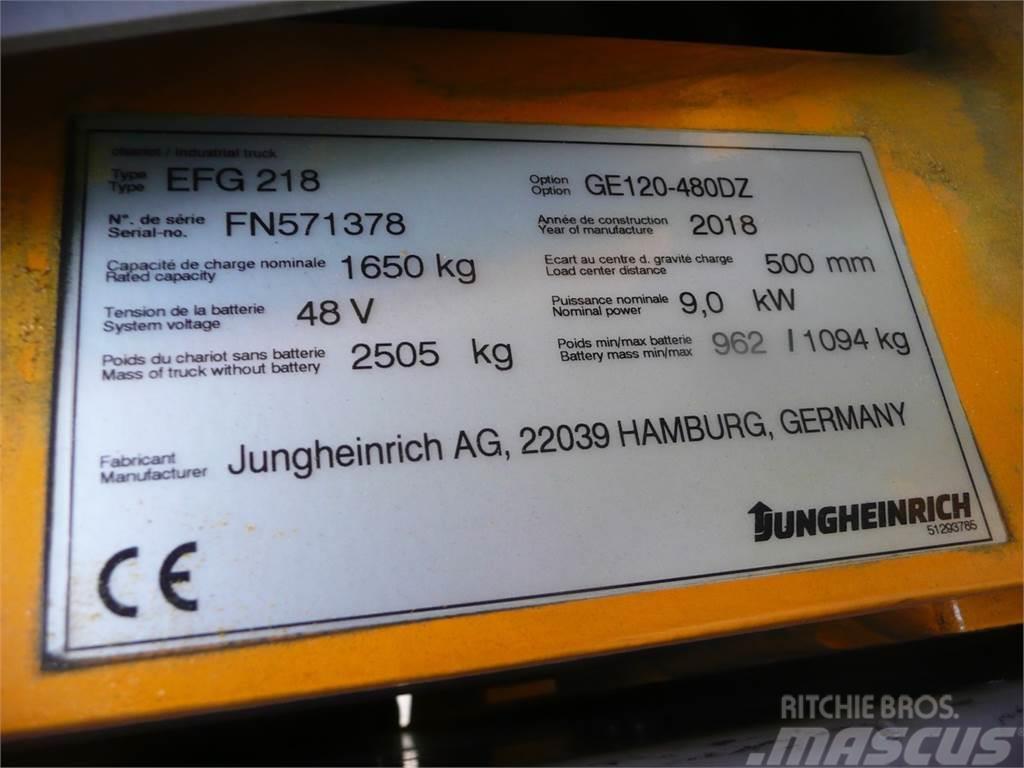 Jungheinrich EFG 218 480 DZ Elektrostapler