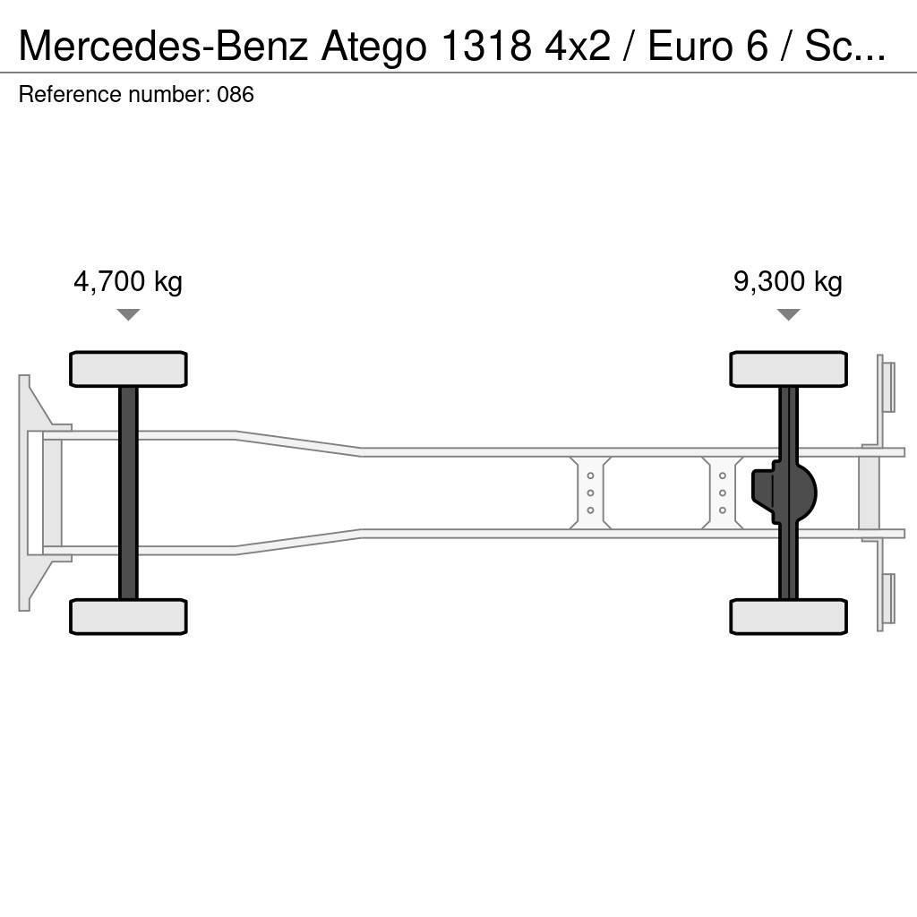 Mercedes-Benz Atego 1318 4x2 / Euro 6 / Schaltung 1218 Wechselfahrgestell