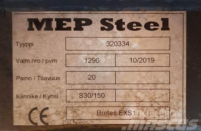  MEP Steel BRETEC EXS1 ISKUVASARAN KIINNIKELEVY S30 Quick connectors