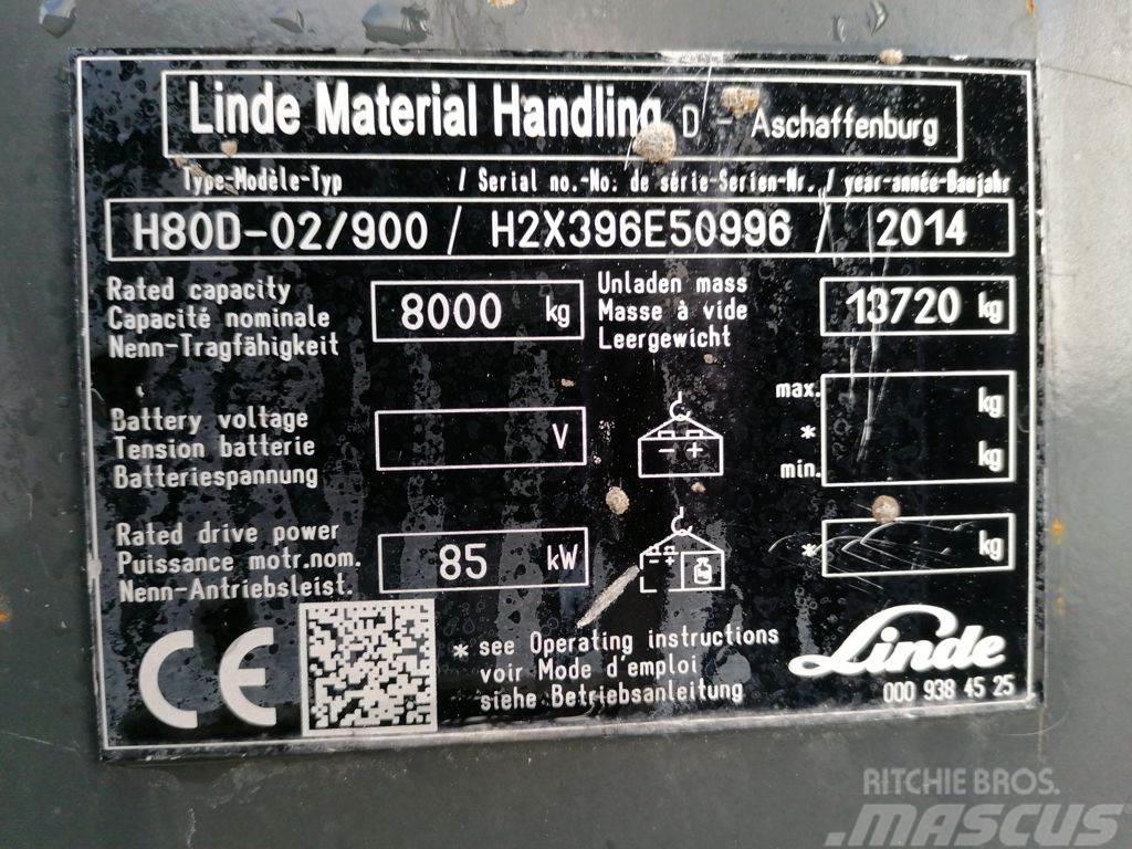 Linde H80D-02/900 Dieselstapler