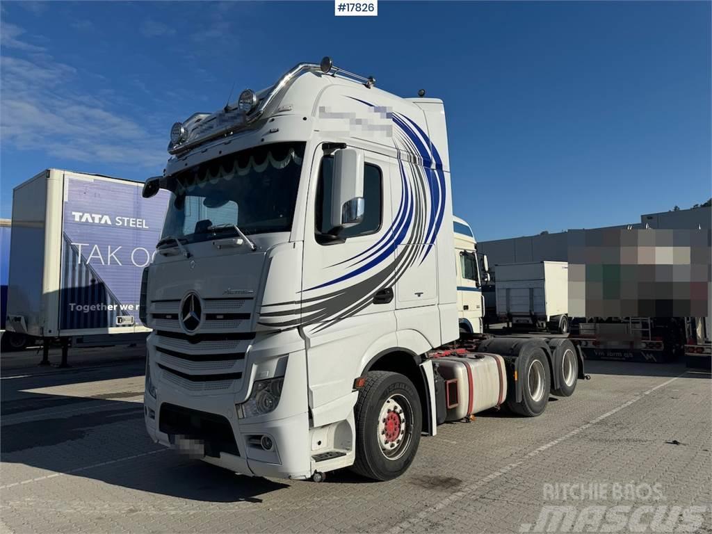 Mercedes-Benz Actros 6x2 tow truck w/ hydraulics WATCH VIDEO Sattelzugmaschinen