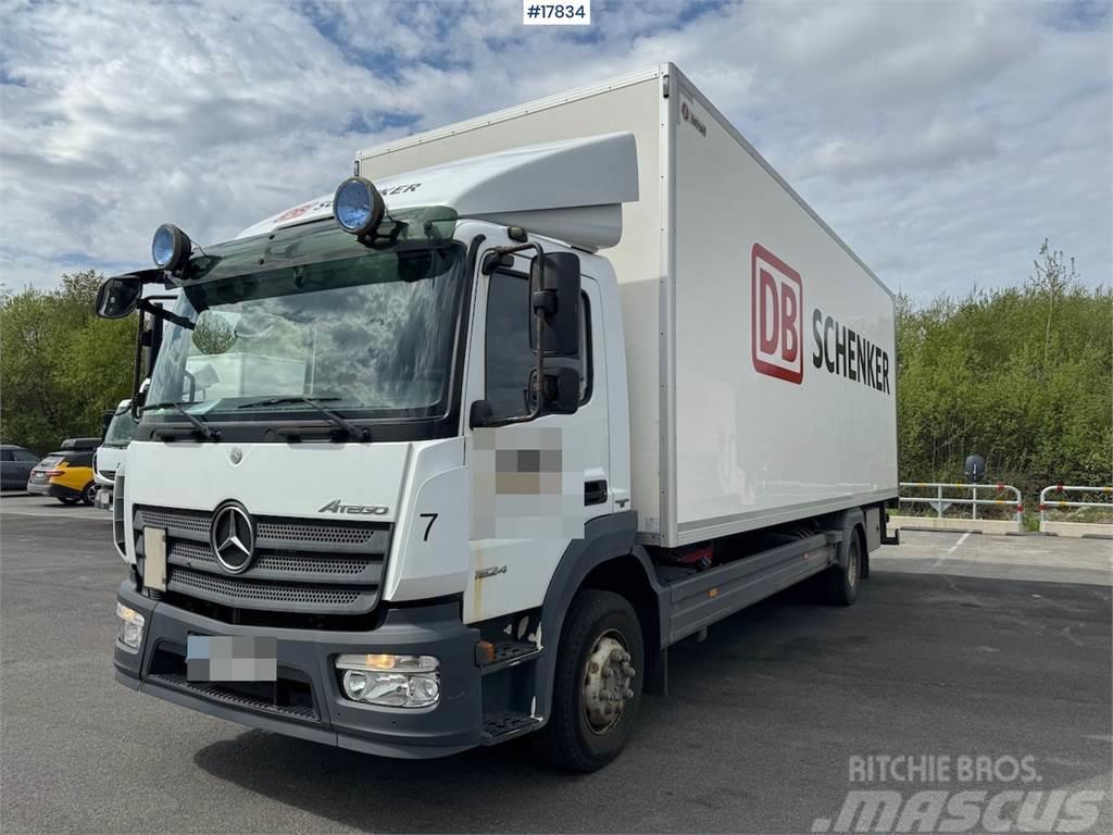 Mercedes-Benz Atego 1524 4x2 cabinet truck with/ side door and l Kofferaufbau