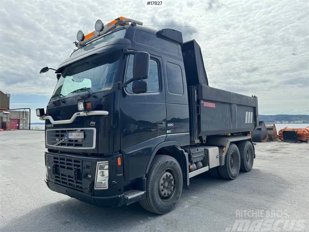 Volvo Fh 520 plow-rigged combi truck. Replaced gearbox a Tipper trucks
