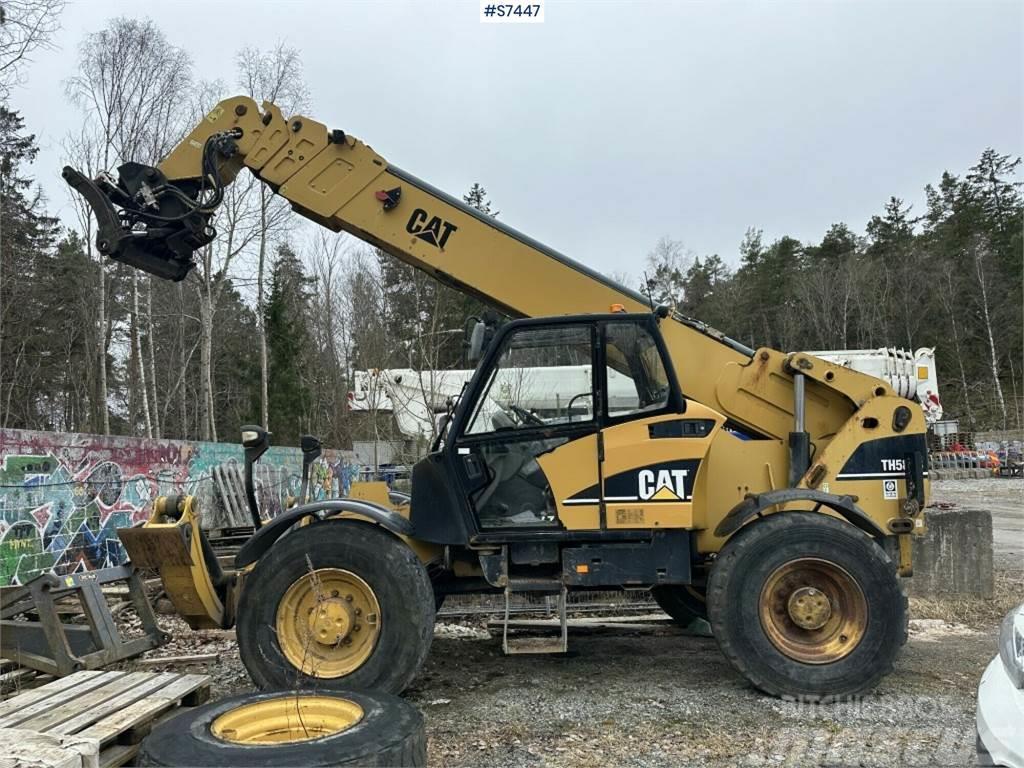 CAT TH580H Telescopic loader with crane arm Andere Arbeitsbühnen