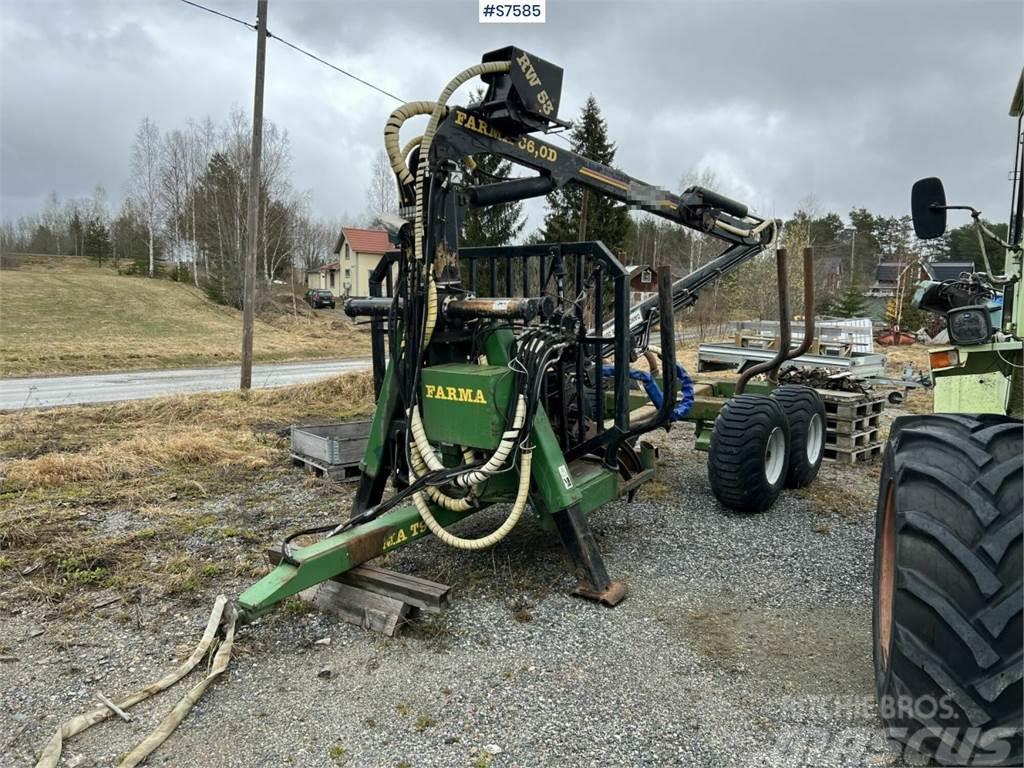 Farma CT 6,0-9 forestry trailer with crane Andere