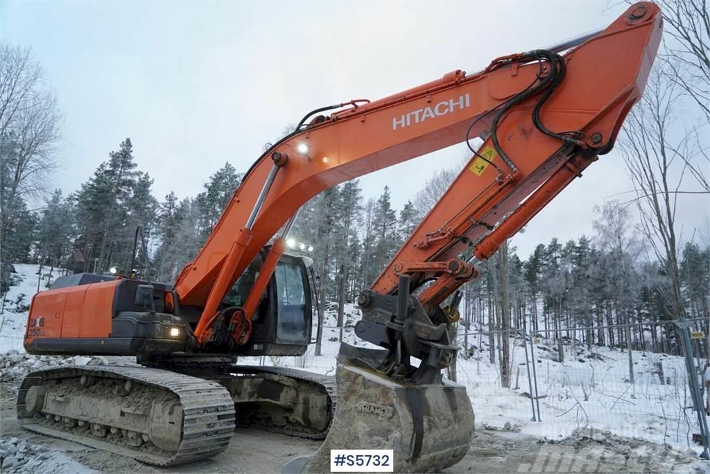 Hitachi ZX350LC 5B EXCAVATOR WITH DIGGING SYSTEM, SEE VIDE Raupenbagger
