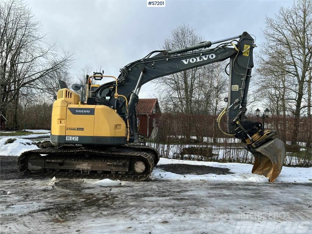 Volvo ECR145 D Excavator with Engcon tiltrotator and gri Raupenbagger