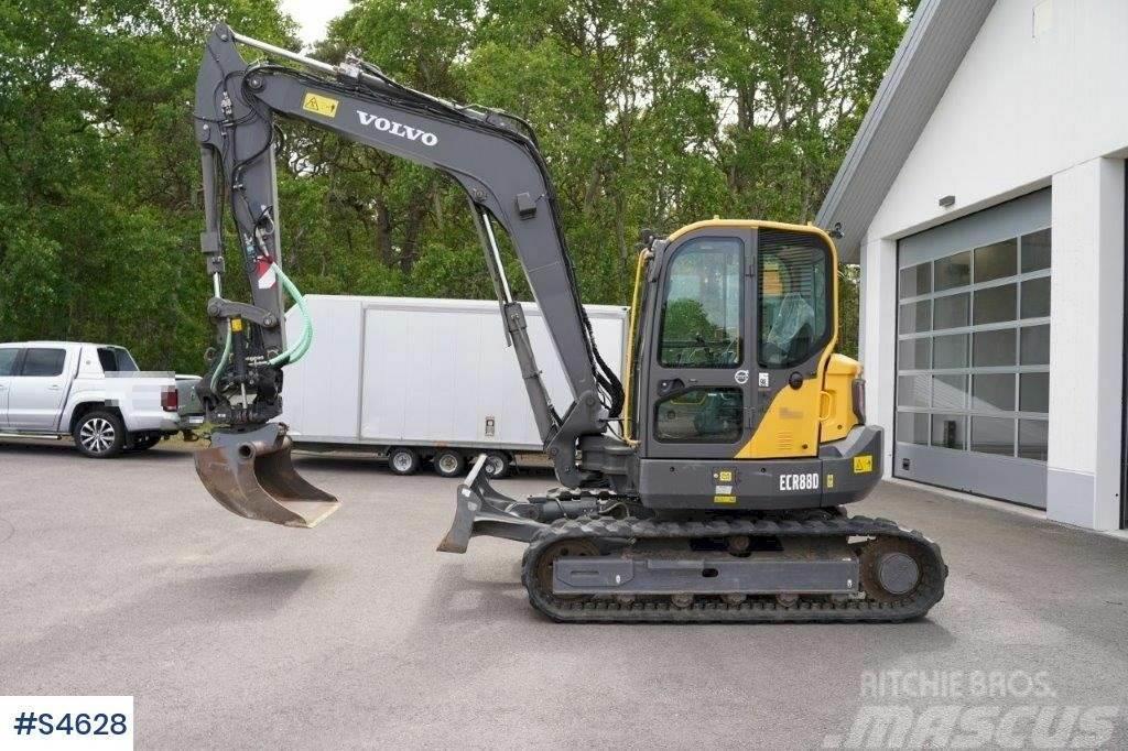 Volvo ECR88D Crawler excavator with tools, only 800h, SE Raupenbagger