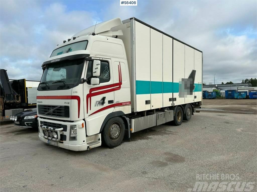 Volvo FH12 6x2 Box truck with opening side and tail lift Kofferaufbau