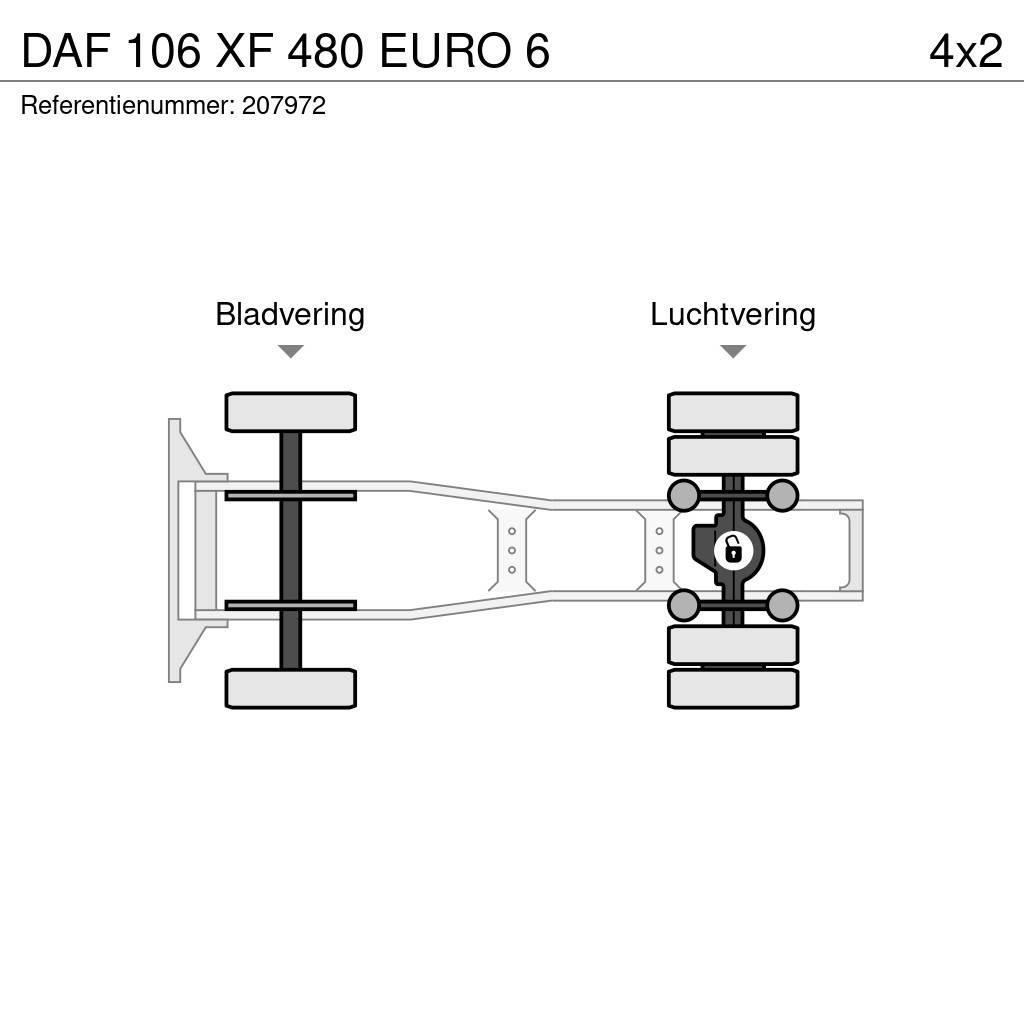 DAF 106 XF 480 EURO 6 Sattelzugmaschinen