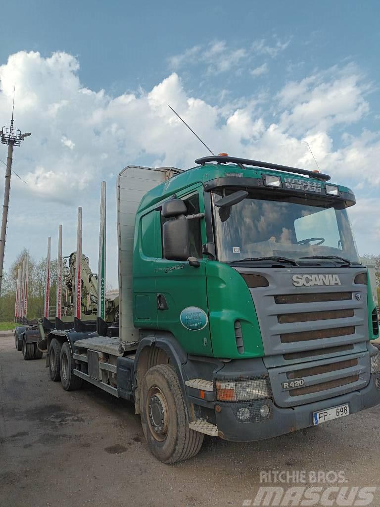 Scania R 420 Holztransporter
