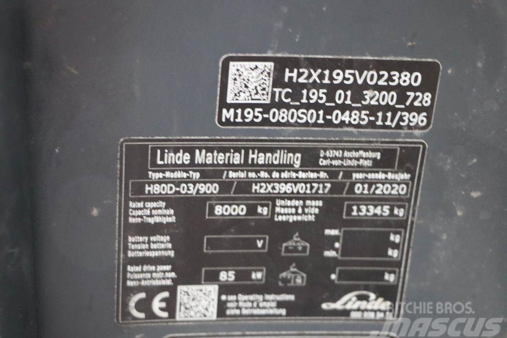 Linde H80D-03/900 Dieselstapler