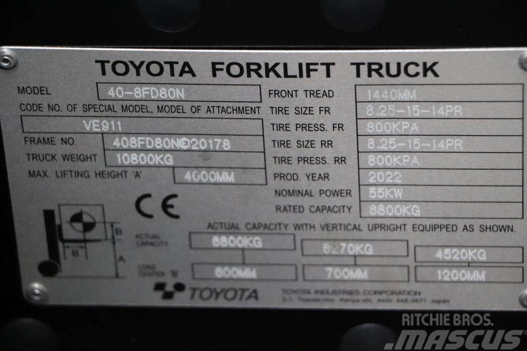 Toyota 40-8FD80N Dieselstapler