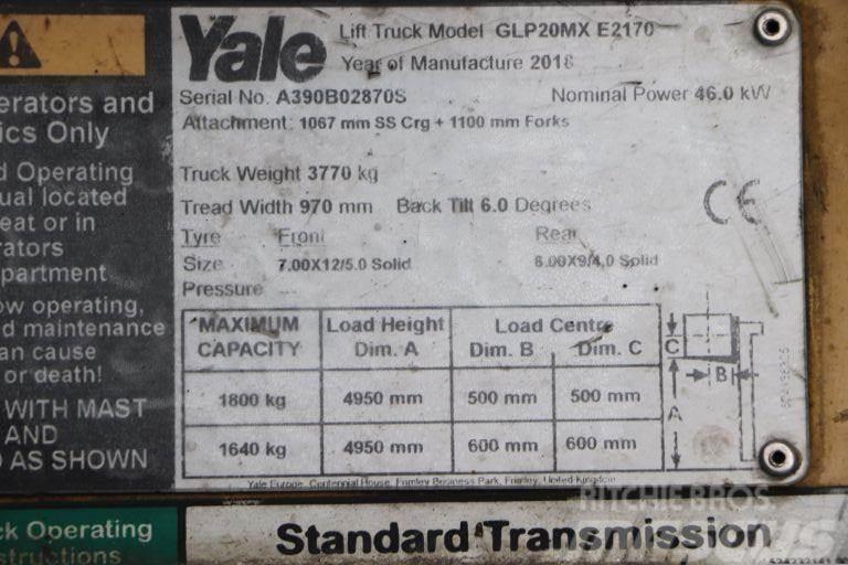 Yale GLP20MX Gasstapler
