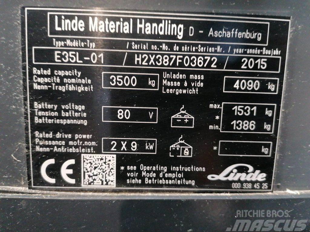 Linde E35L-01 Elektrostapler