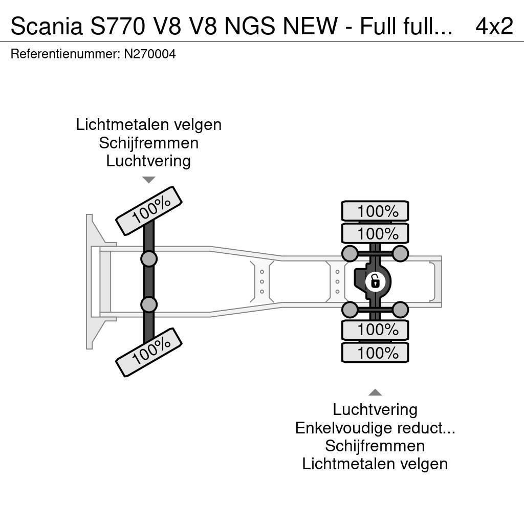 Scania S770 V8 V8 NGS NEW - Full full spec! - Production Sattelzugmaschinen