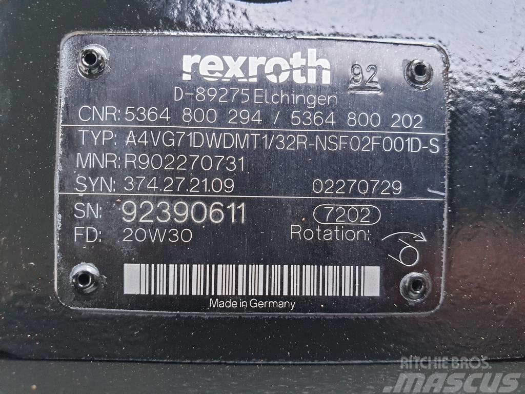Rexroth Fuchs MHL360E Variable displ. pump 5364800202 Hydraulik